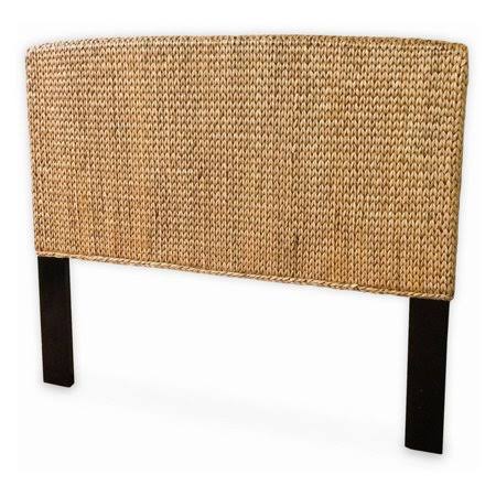 King Beige Seagrass Headboard Z6418