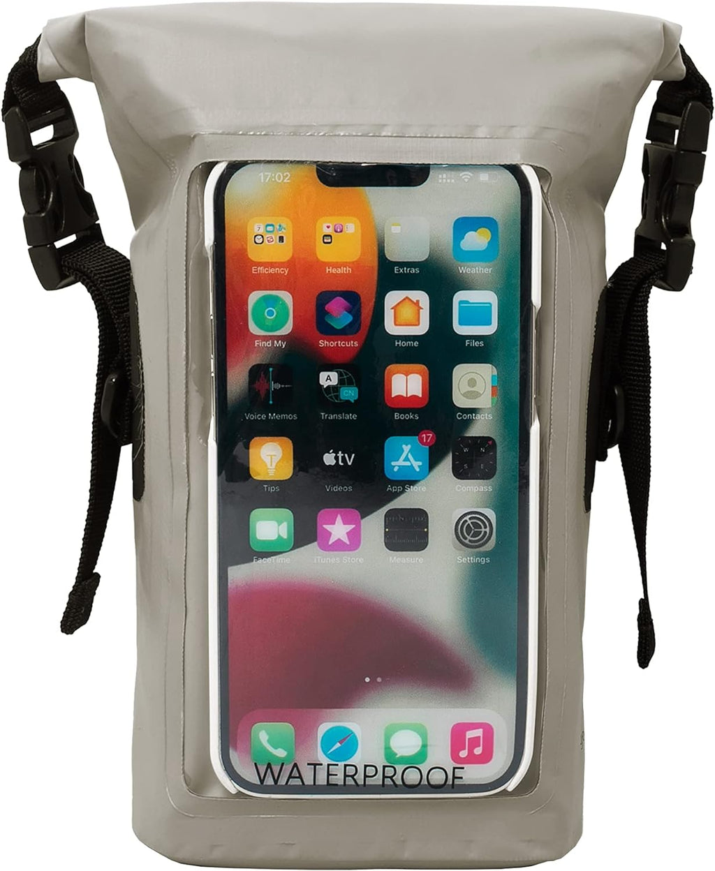 Waterproof Phone Tote Dry Bag Case, Grey D78582