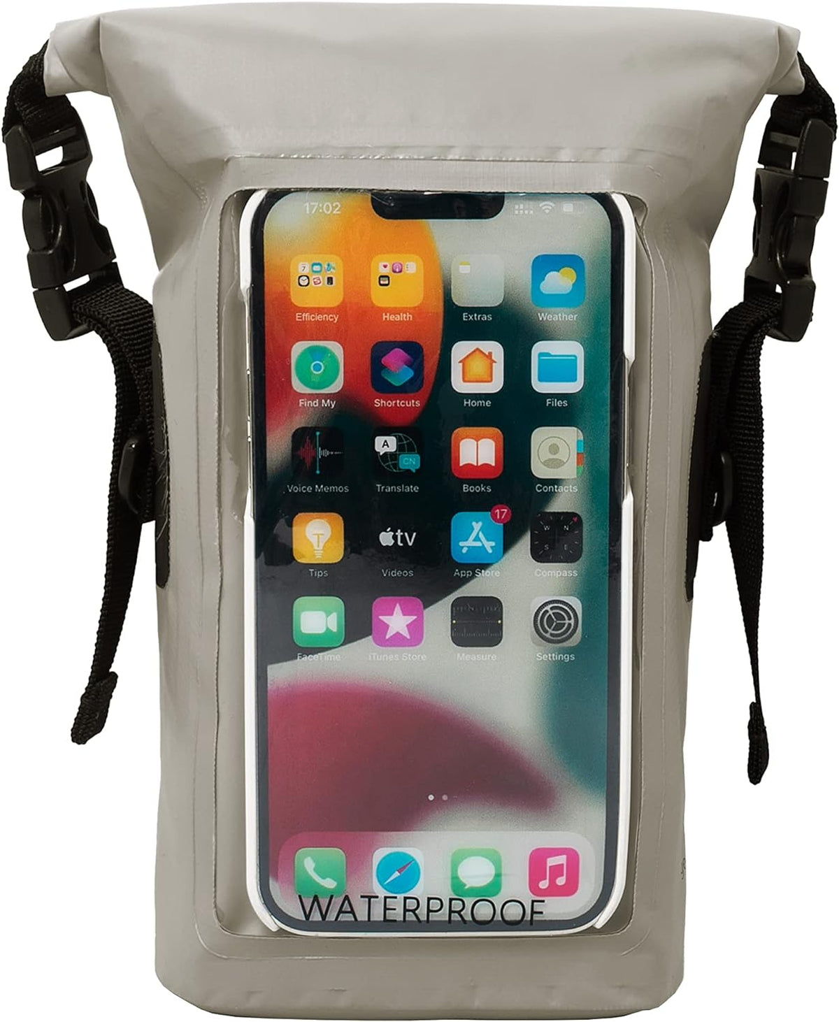 Waterproof Phone Tote Dry Bag Case, Grey D78582