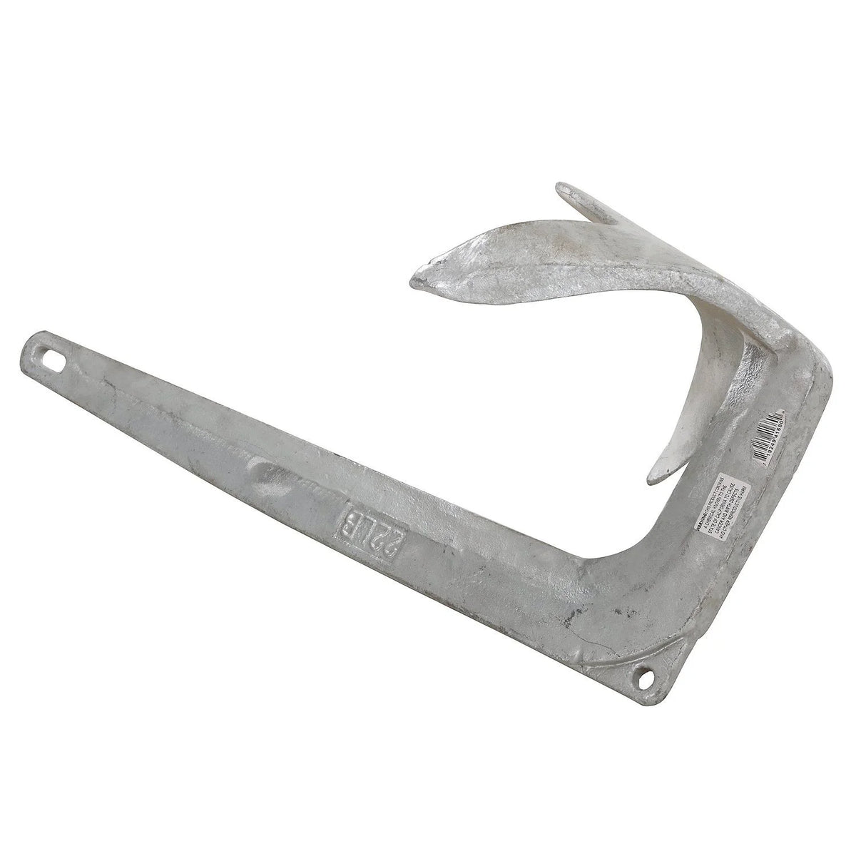 22 Lbs. Hot-Dipped Galvanized Steel Boat Anchor O505418
