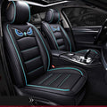 Black-Blue Waterproof Leather Car Seat Covers V246080