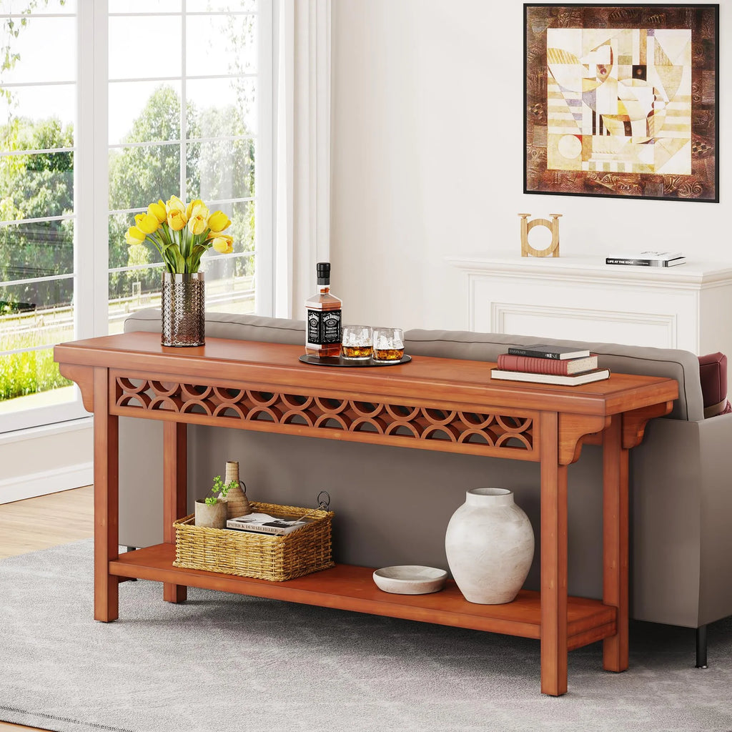 70.8 inch Solid Wood Console Table T94916