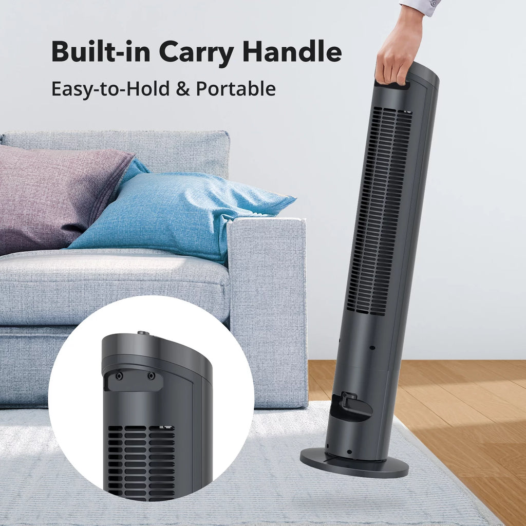 Black 36 Tower Fan with 3 Speed Settings D83589