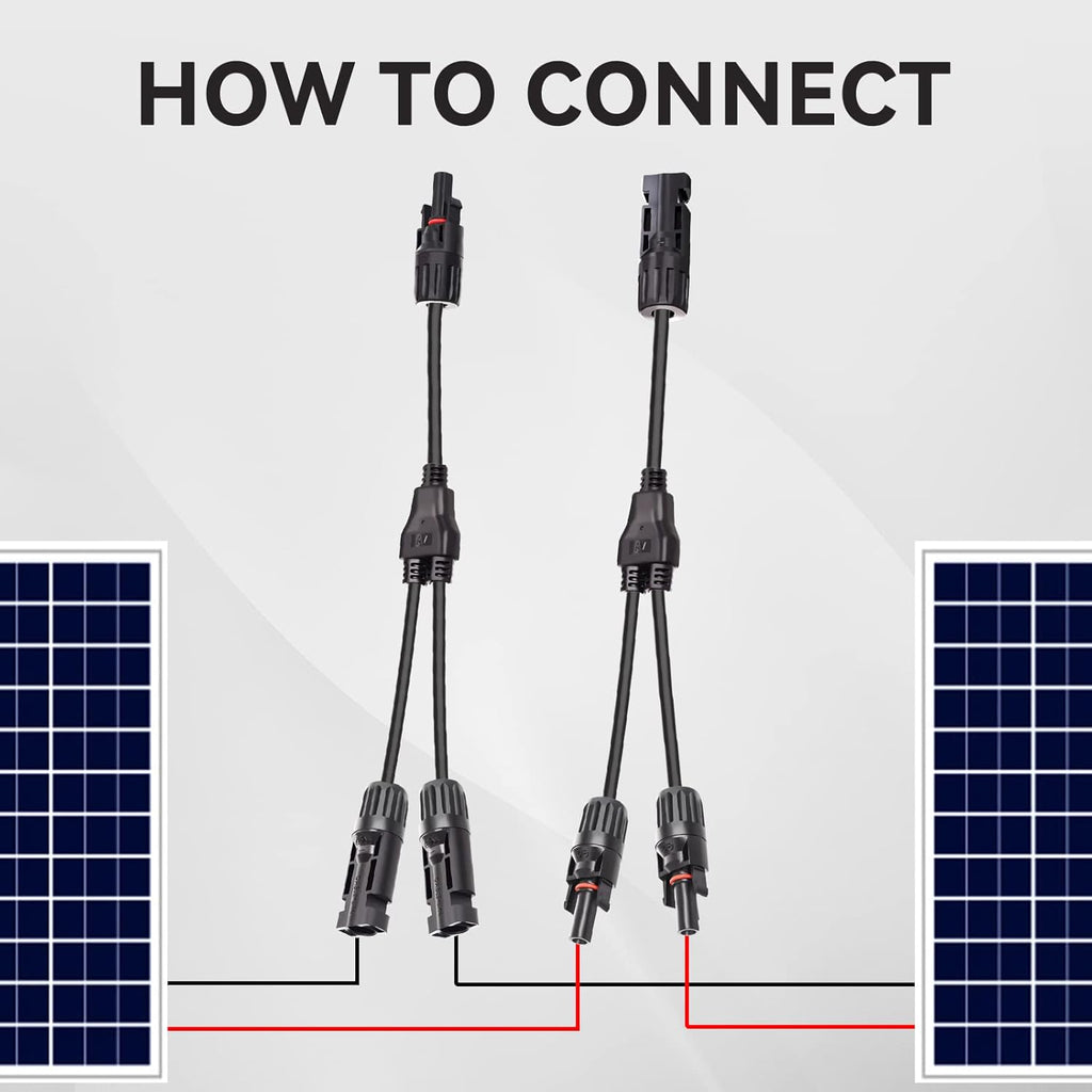 1 Pair Solar Panel Parallel Adapter D946