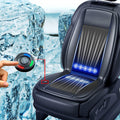 Car Cooling Seat Cover Airflow Ventilated Cushion with 10 Fans & Adjustable 3 Cooling Levels, 12V Automotive Seat Cooling Pad Breathable Chair Cushions Universal Fit Black R7530