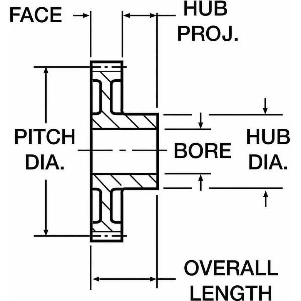 Spur Gear, 10 Pitch X81490