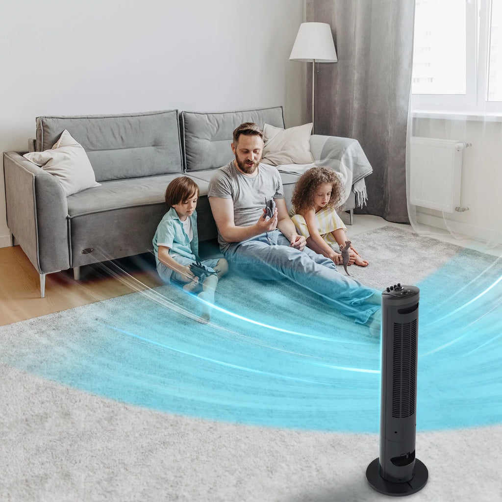 Black 36 Tower Fan with 3 Speed Settings D83589