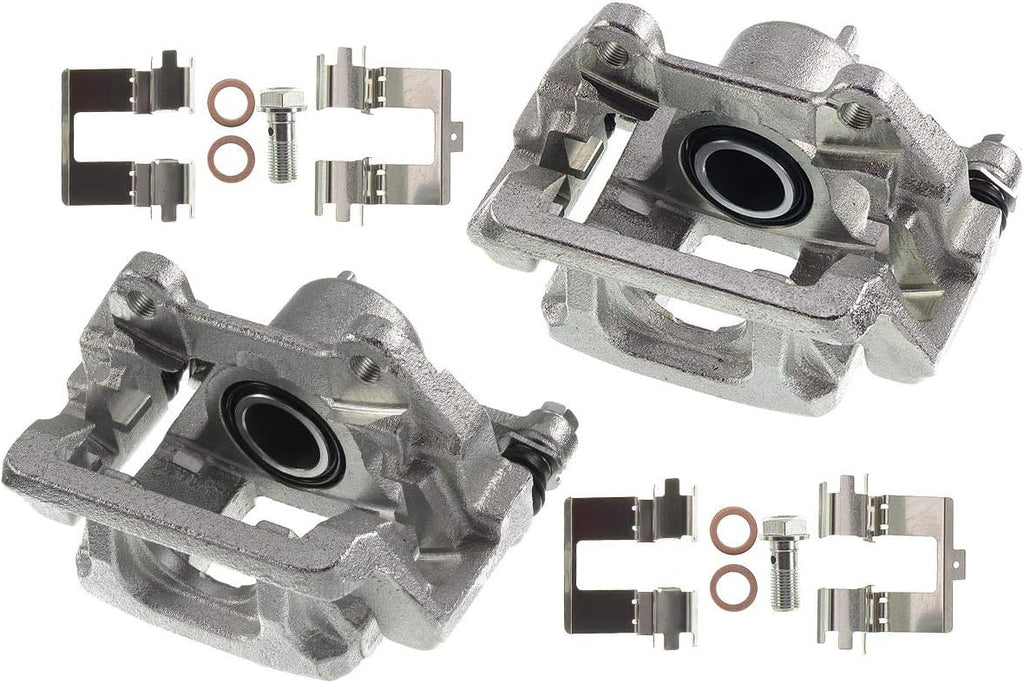 Disc Brake Caliper Assembly with Bracket Rear Right Passenger Side Pack of 2 P145