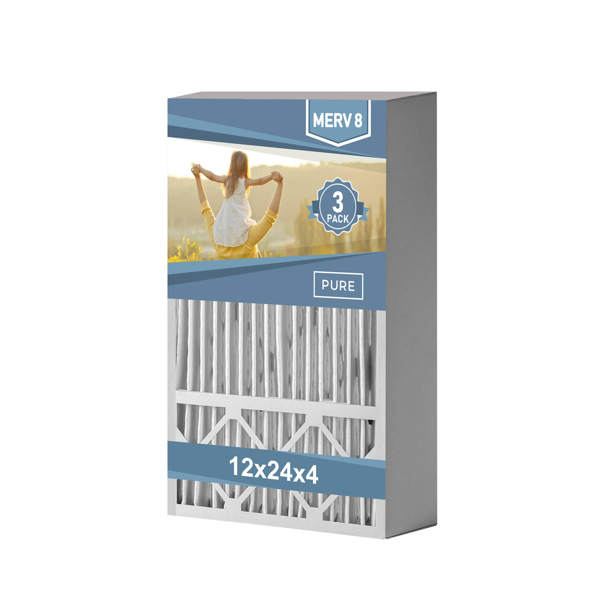 12x24x4 MERV 8 Air Filter 6 Pack G3265
