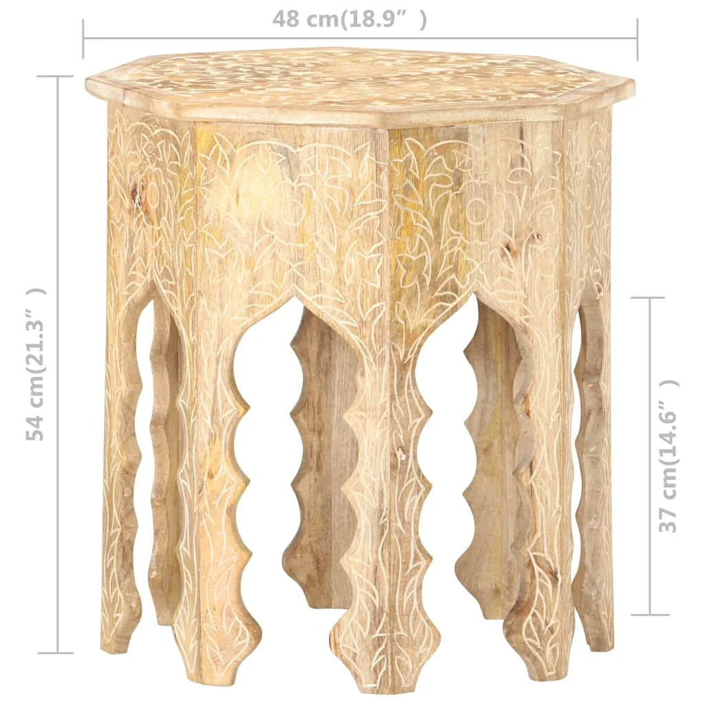Side Table Solid Mango Wood M744