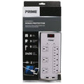 8-Outlet Surge Protector with 6-Feet Cord, White K649340