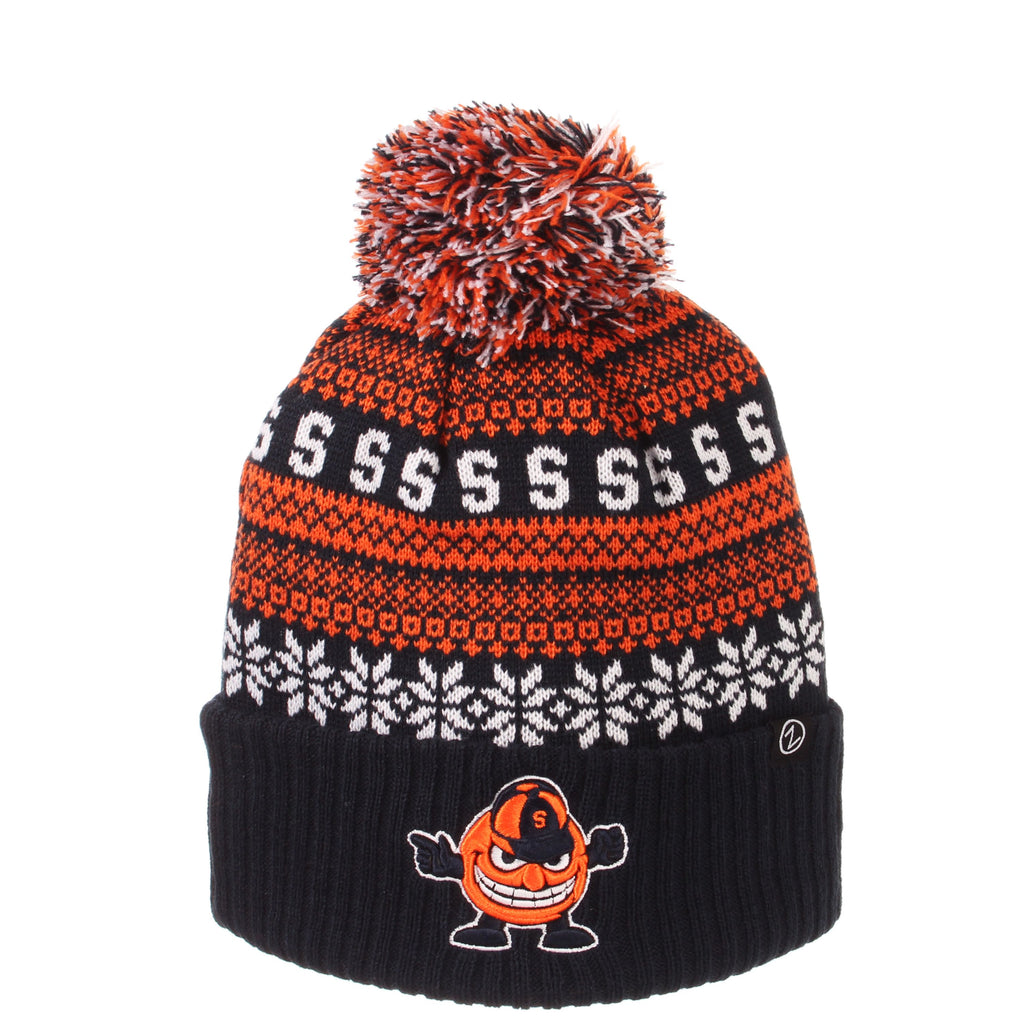 NCAA Carousel Cuffed Knit Beanie Sock Hat Zephyr Q8022
