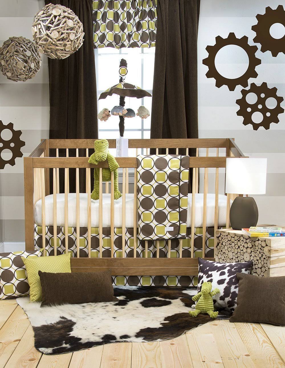 3 Piece Crib Bedding Set A777462