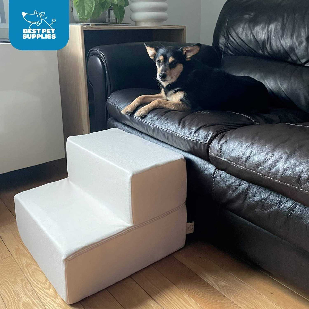Foldable Pet Steps/Stairs with CertiPUR-US Certified Foam F448740