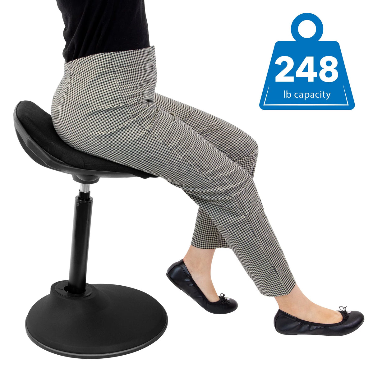 Ergonomic Height Adjustable Backless Stool G811