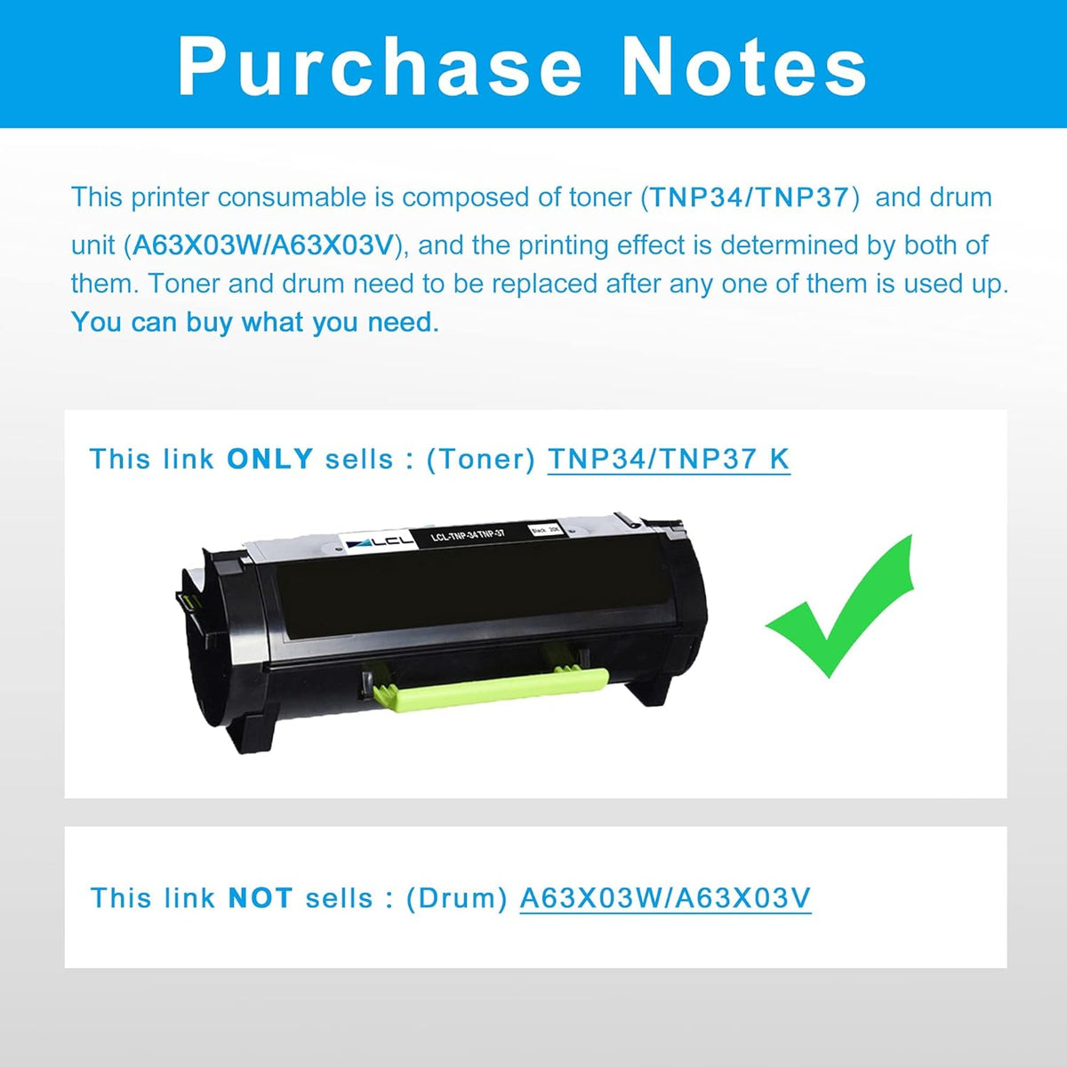 Black Toner Cartridge 1-Pack O907