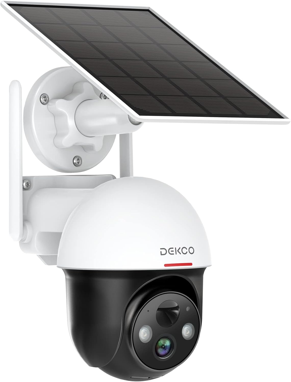 Solar Security Cameras Wireless Outdoor 360° View Pan Tilt Spotlight Battery Powered WiFi 2-Way Talk 1080P HD Night Vision Human Detection I546