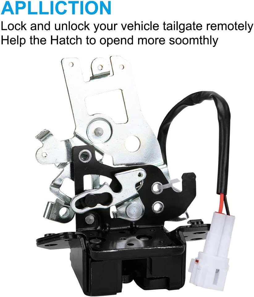 Integrated Liftgate Lock Actuator Rear Trunk Hatch Tailgate Latch with Cable Assembly Pack of 2 T277