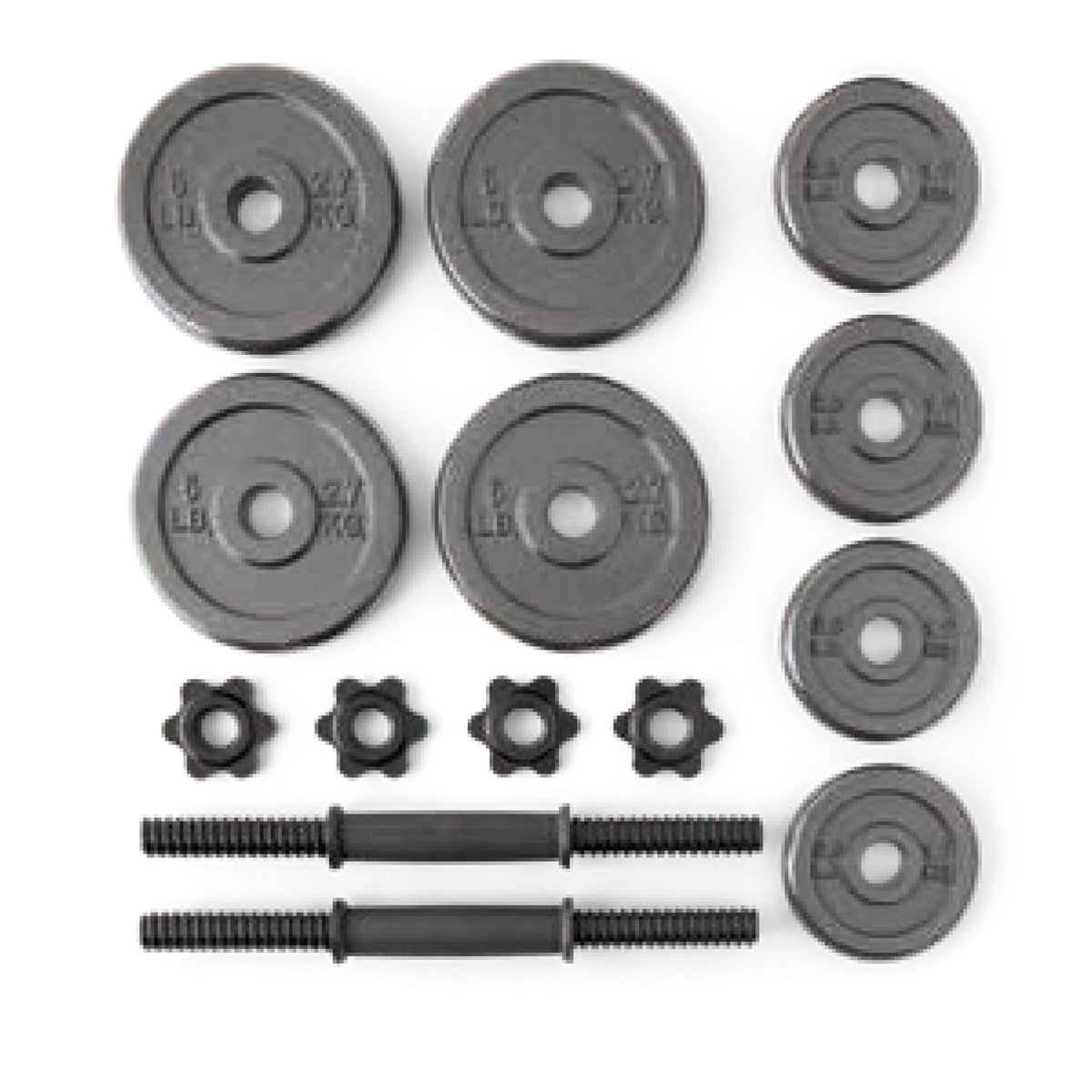 40lb Adjustable Cast Iron Dumbbell Set S55147