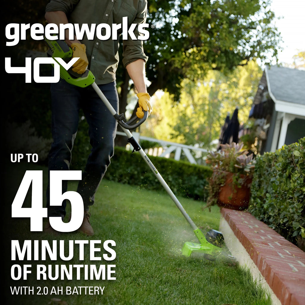 40V String Trimmer Leaf Blower Combo with 2.0 Ah Battery L963