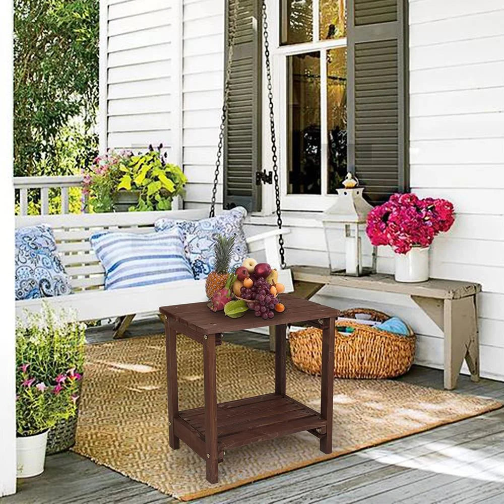 19 in Wood Side Table W761