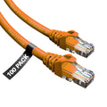 Cat6 Ethernet Cable 1 ft (100-Pack) Orange S921917