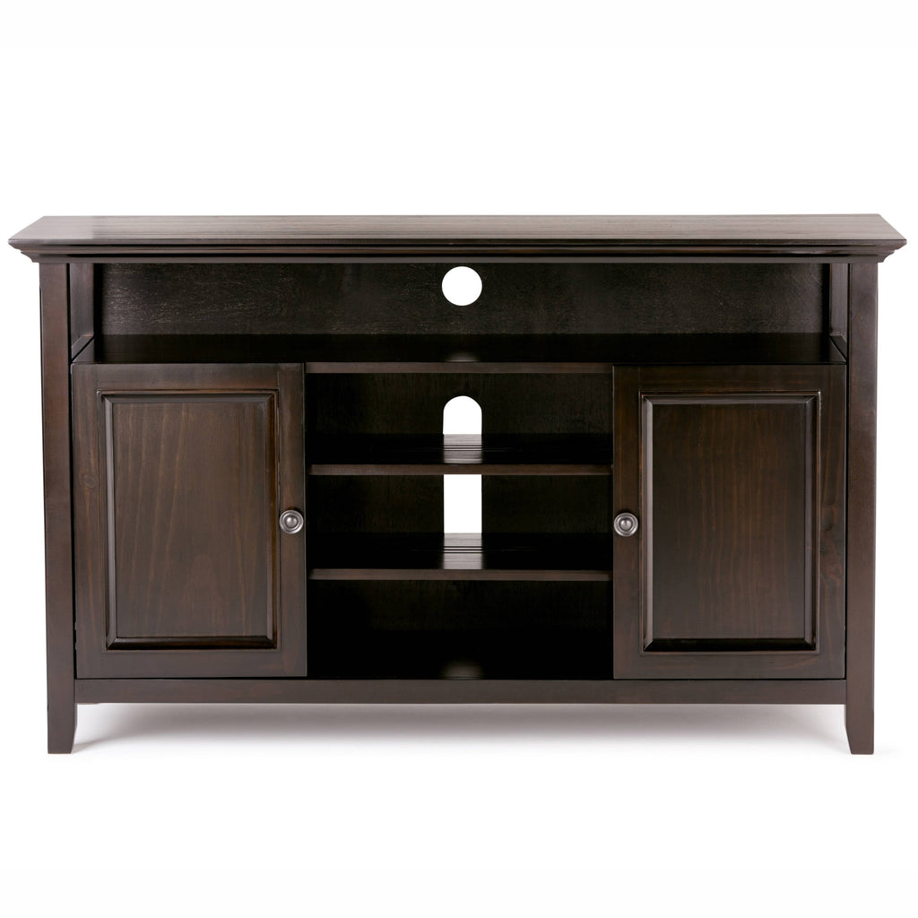 Wood Transitional TV Media Stand Y581