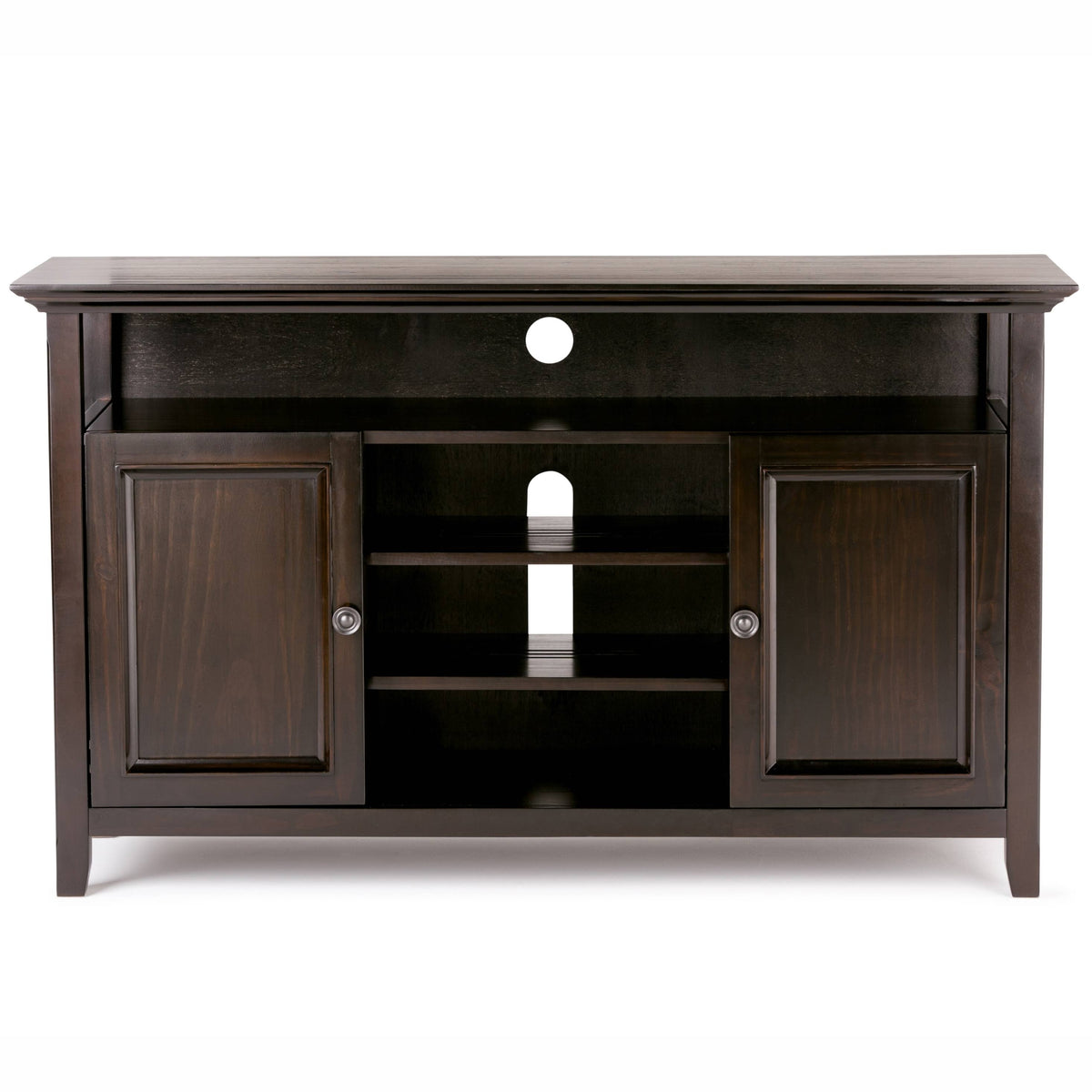 Wood Transitional TV Media Stand Y581