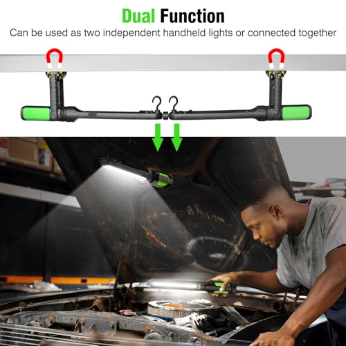 2400LM Rechargeable LED Work Light with Hooks Q37477