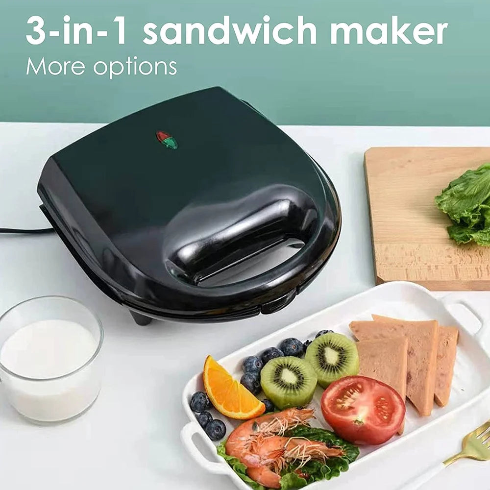 Stainless Steel Electric Baking Pan Sandwich Waffle Maker G95826