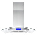 36 in. Ducted Island Range Hood in Stainless Steel Y56221