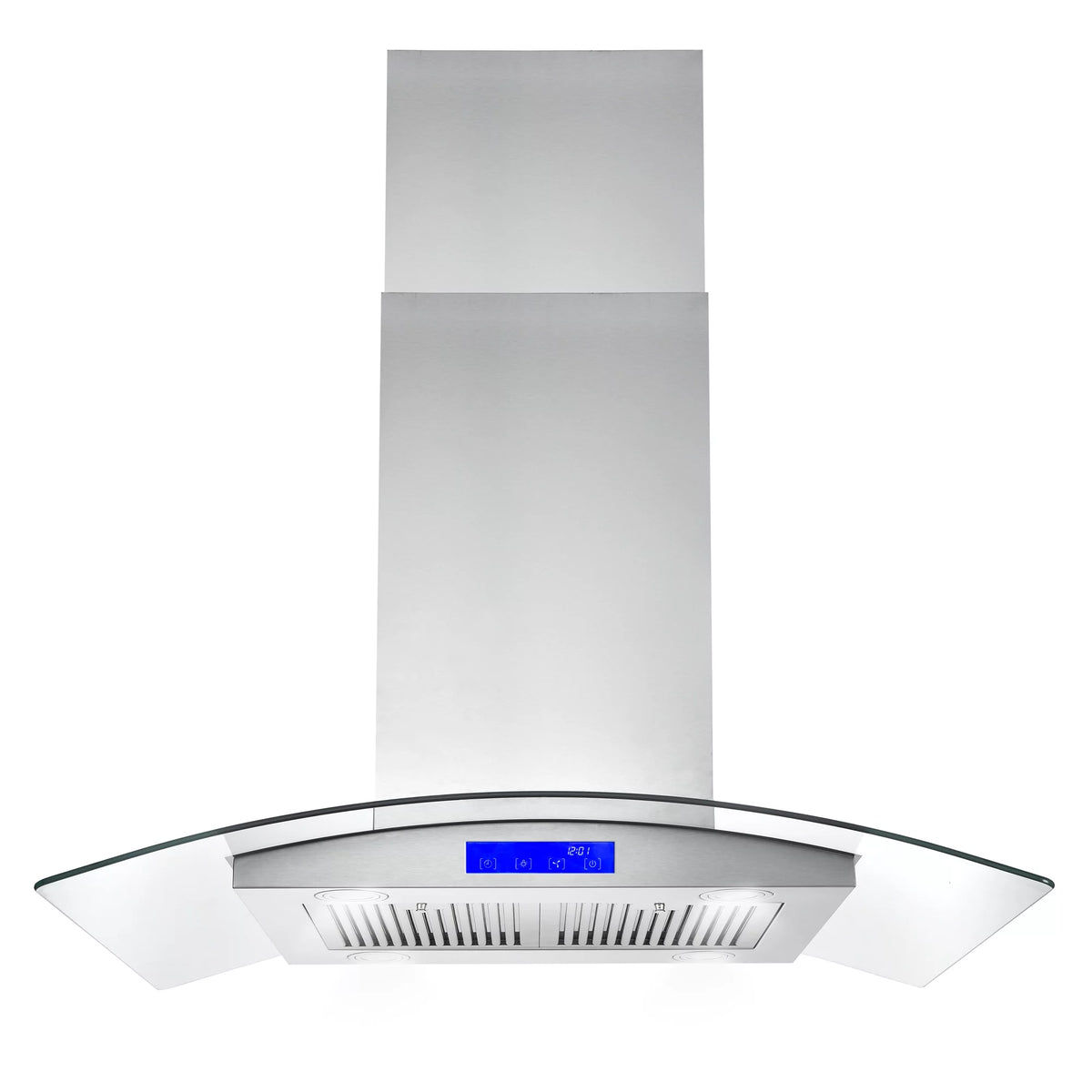 36 in. Ducted Island Range Hood in Stainless Steel Y56221