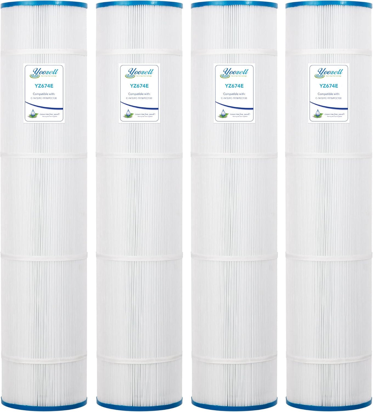 4Pack Swimming Pool Replacement Filter Cartridge C93750