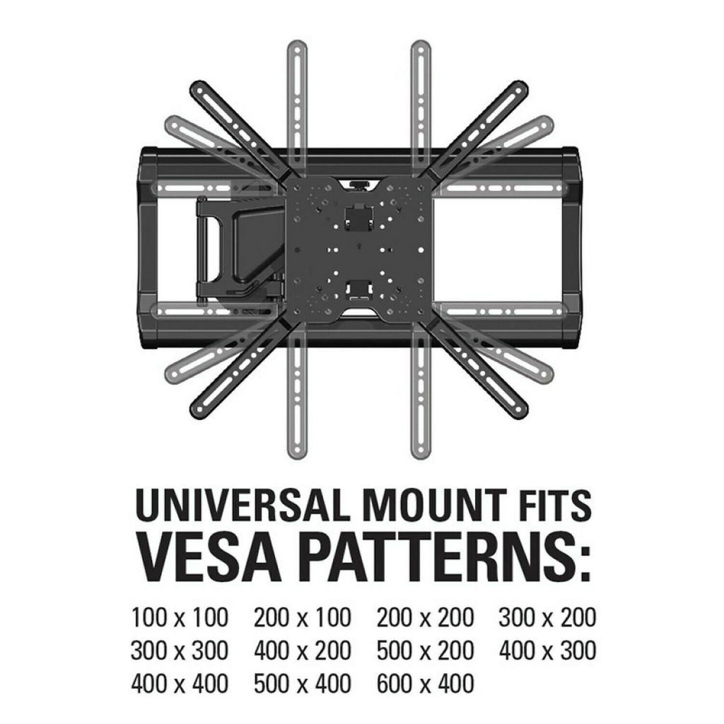 Full-Motion TV Wall Mount for 37x22 to 80x22 TVs Z743