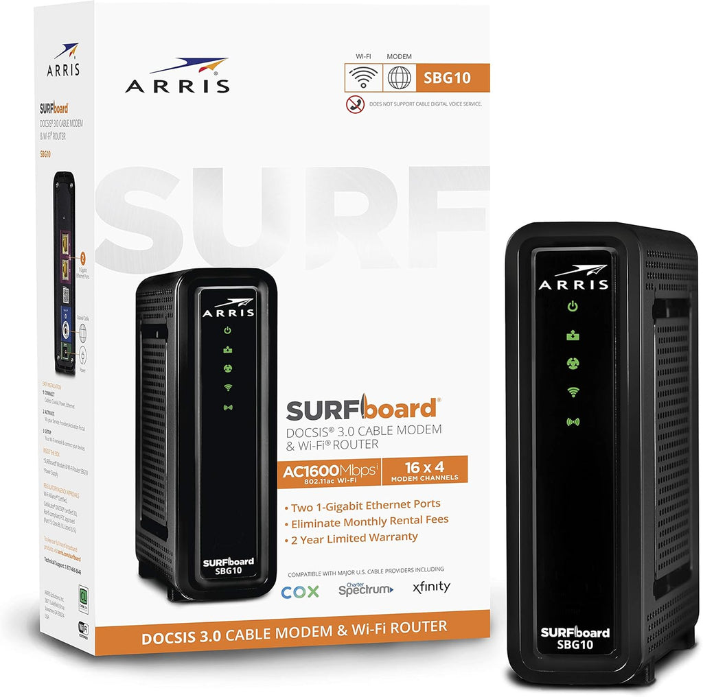 DOCSIS 3.0 Cable Modem & AC1600 Dual Band Wi-Fi Router N346108