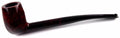 Walnut Smoking Pipe Black Lucite Mouthpiece U989