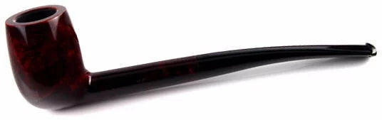 Walnut Smoking Pipe Black Lucite Mouthpiece U989