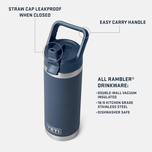 18 oz Stainless Steel Vacuum Insulated Bottle with Straw Cap X556