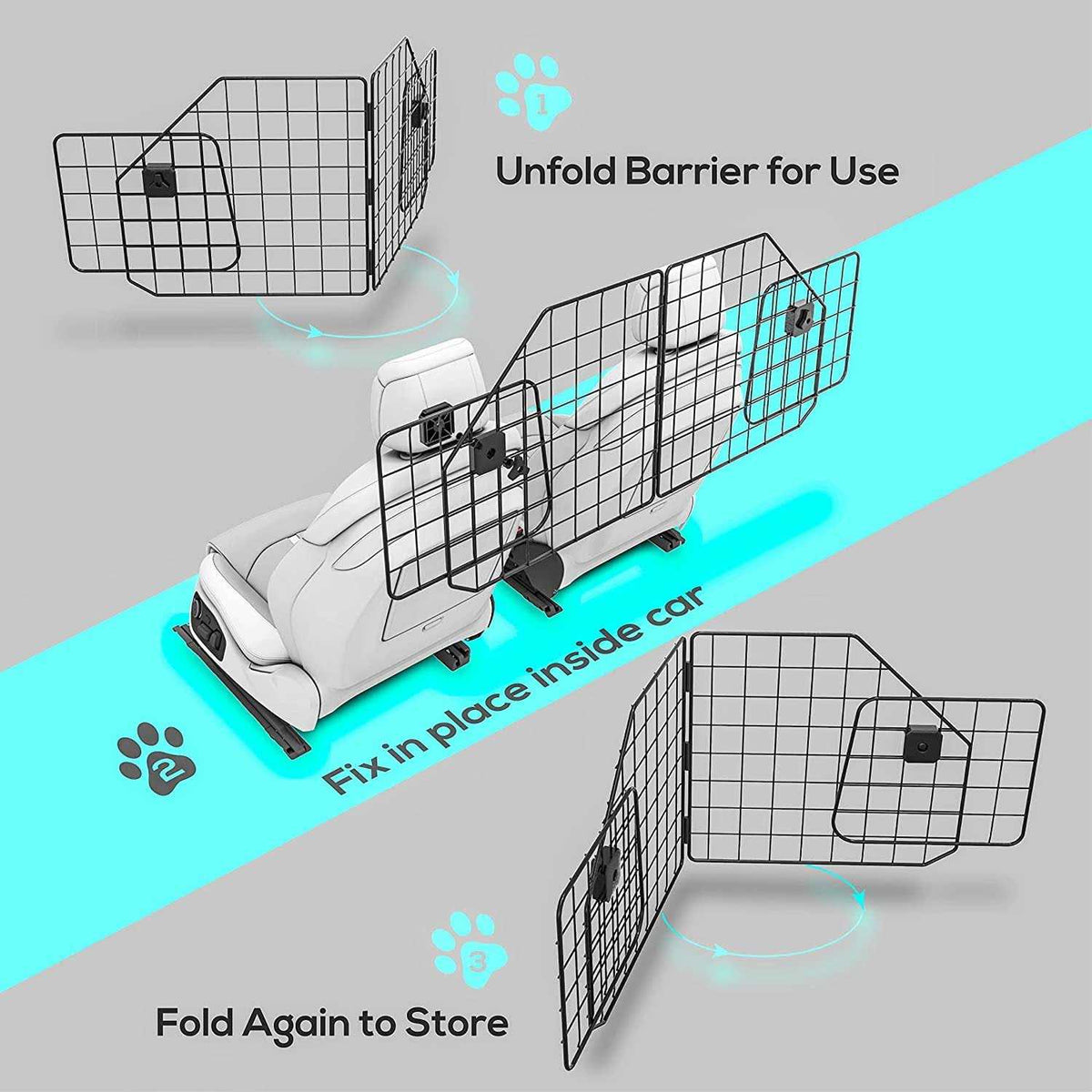 Foldable Car Barrier C31969