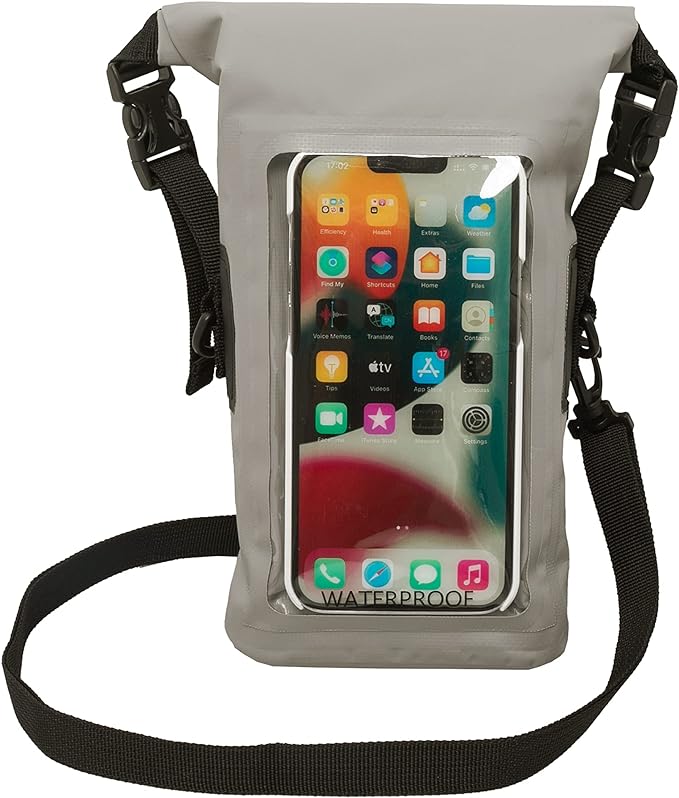 Waterproof Phone Tote Dry Bag Case, Grey D78582