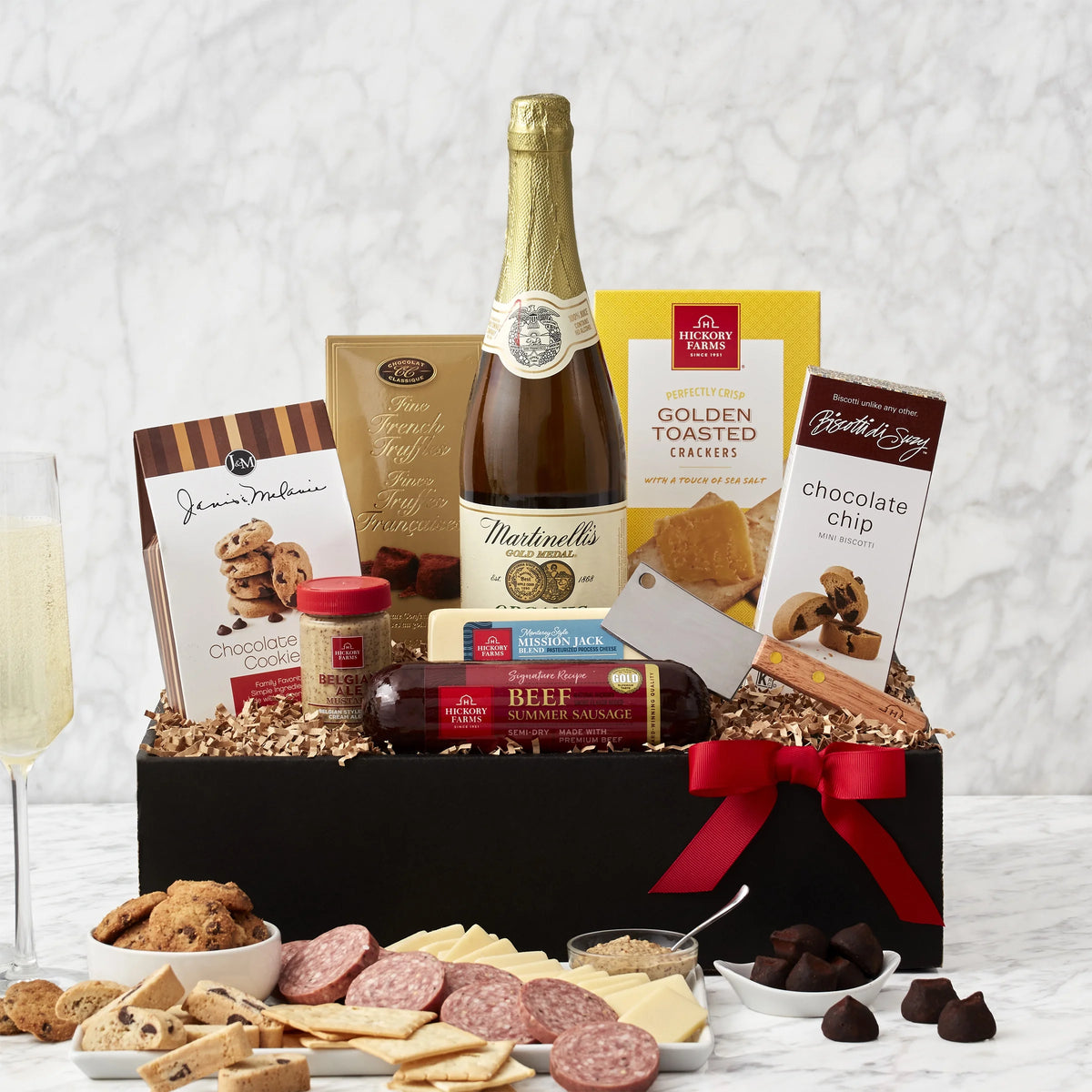 Meat and Cheese Gift Basket I768