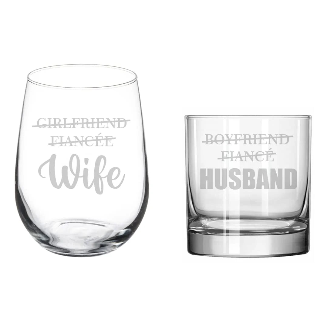 Set of 2 Stemless Glasses X368064