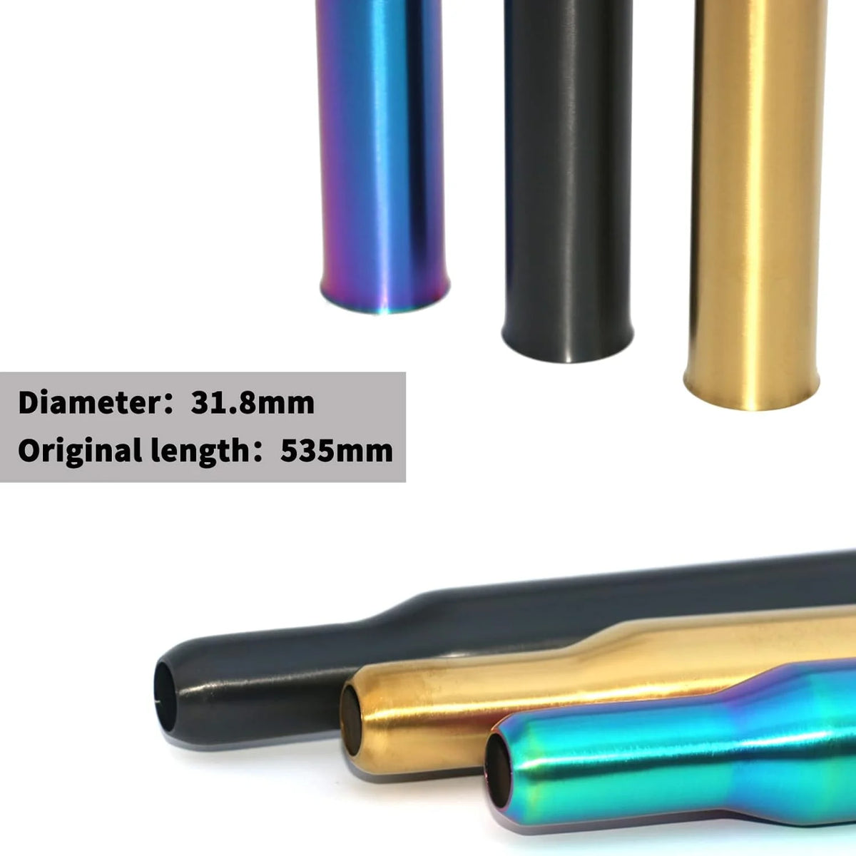 Titanium Seatpost for Brompton Folding Bike, 31.8mm, 580 I81177