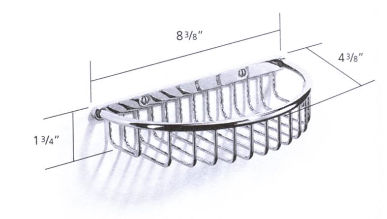 Semi Circular Shower Basket K3087