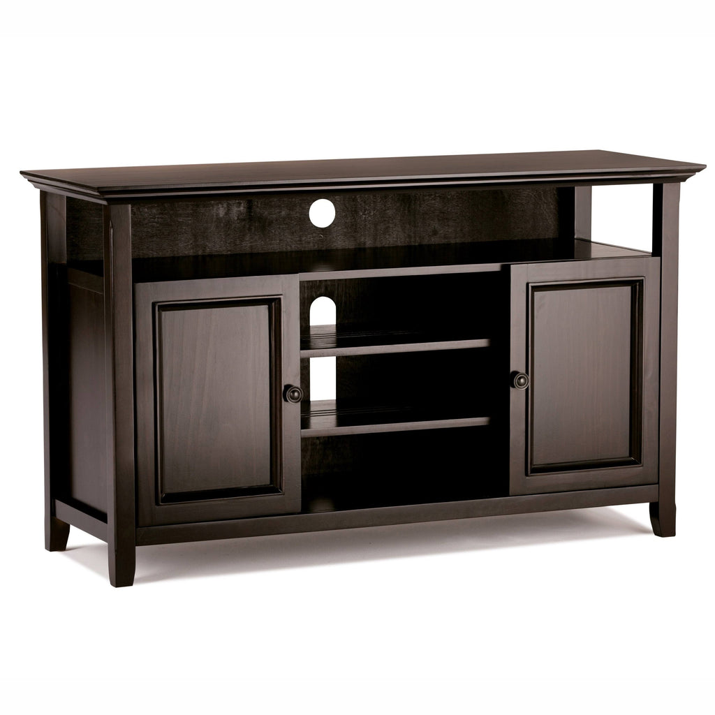 Wood Transitional TV Media Stand Y581