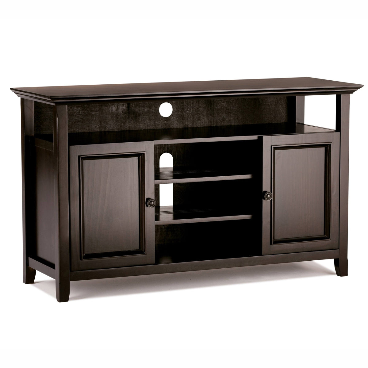 Wood Transitional TV Media Stand Y581
