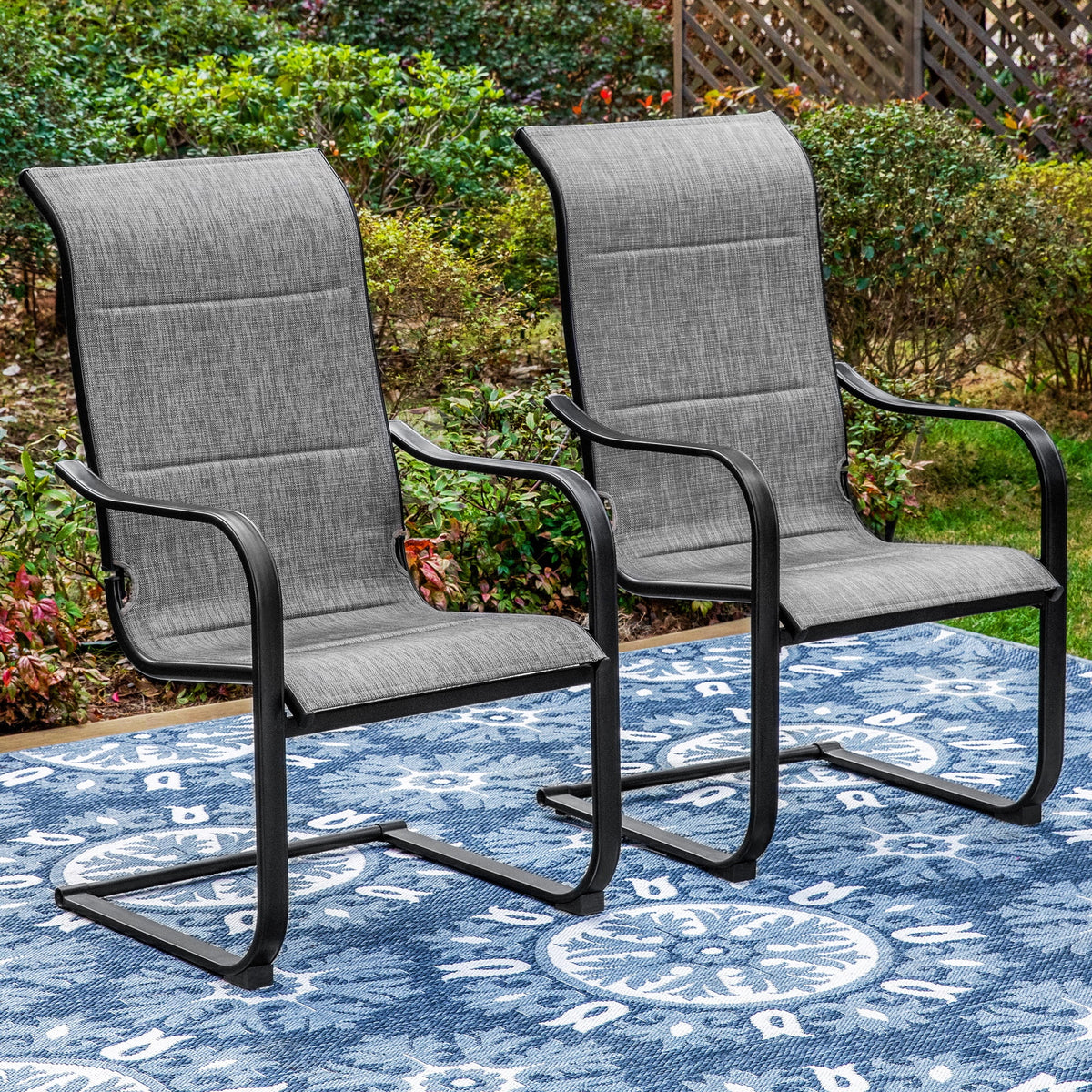 7 Pieces Outdoor Patio Dining Set with Table and 6 Chairs A570