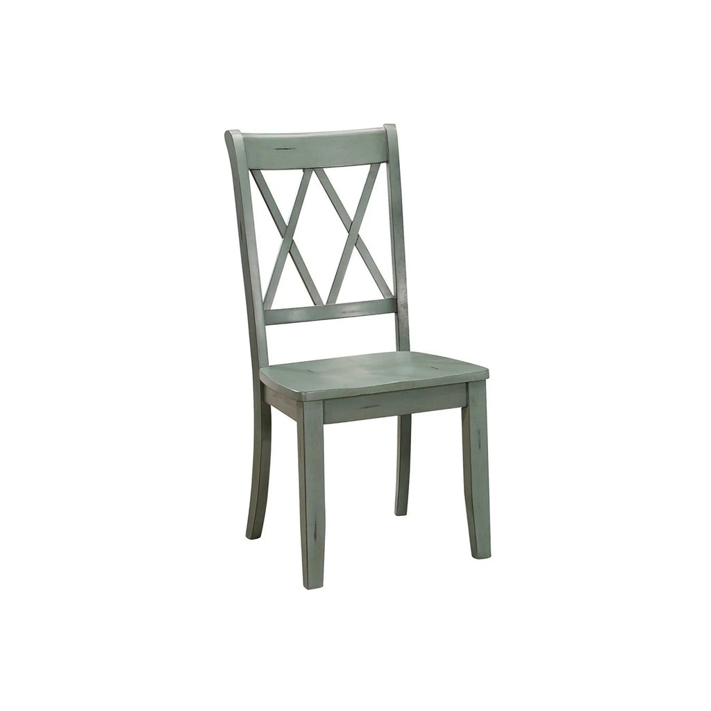 Teal Blue Set of 2 Side Chair K893654