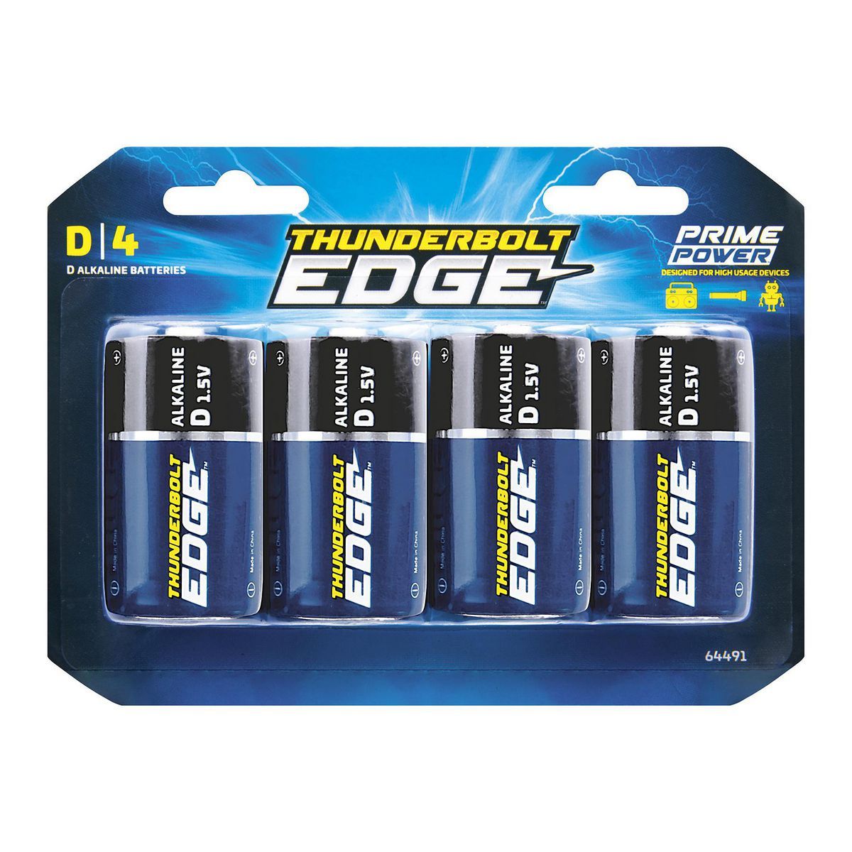 Alkaline Batteries, 4 Pack O516