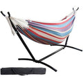 2 Person Double Hammock with 9 ft Steel Stand and Carrying Case P1374